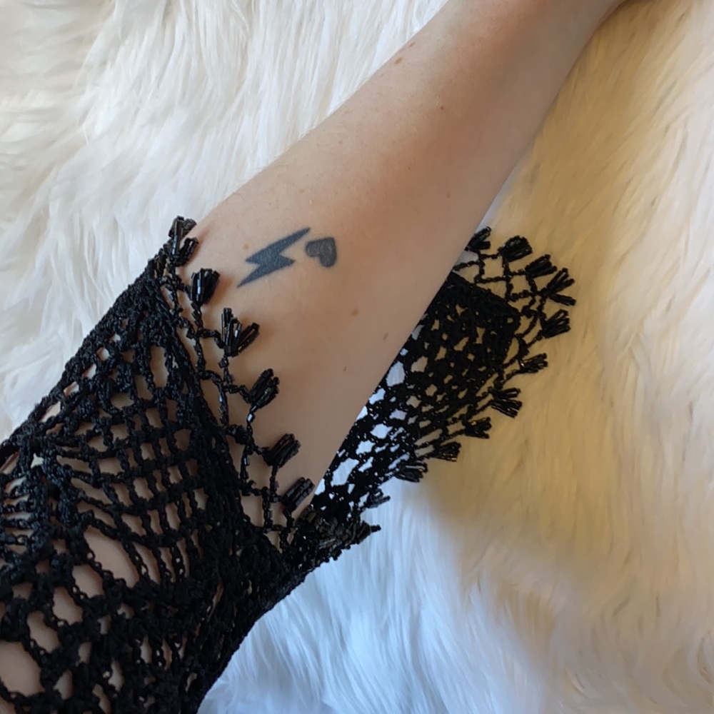 🫧[ The Limited ] Handknit Beaded Blouse - Picture 9 of 9